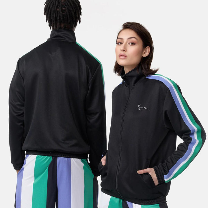 Karl Kani Chest Signature Trackjacket black/multicolor - Shop-Tetuan