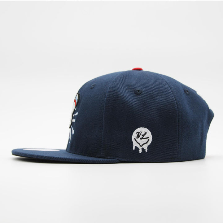 Naughty League Boston Wank Sox Splash Logo snapback navy - Shop-Tetuan