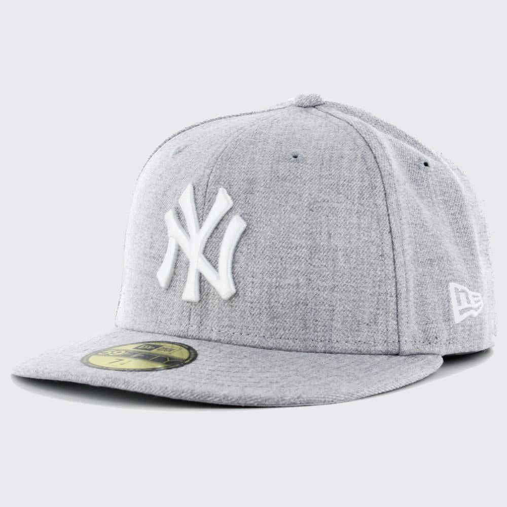 New Era Essential 59Fifty NY Yankees heather/white - Shop-Tetuan