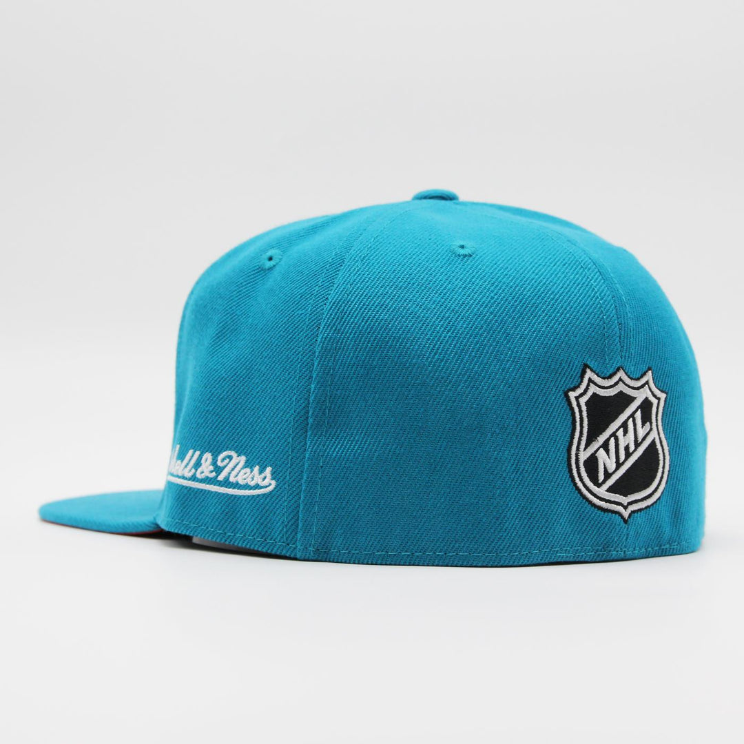 Mitchell & Ness NHL Vintage Fitted SJ Sharks teal - Shop-Tetuan