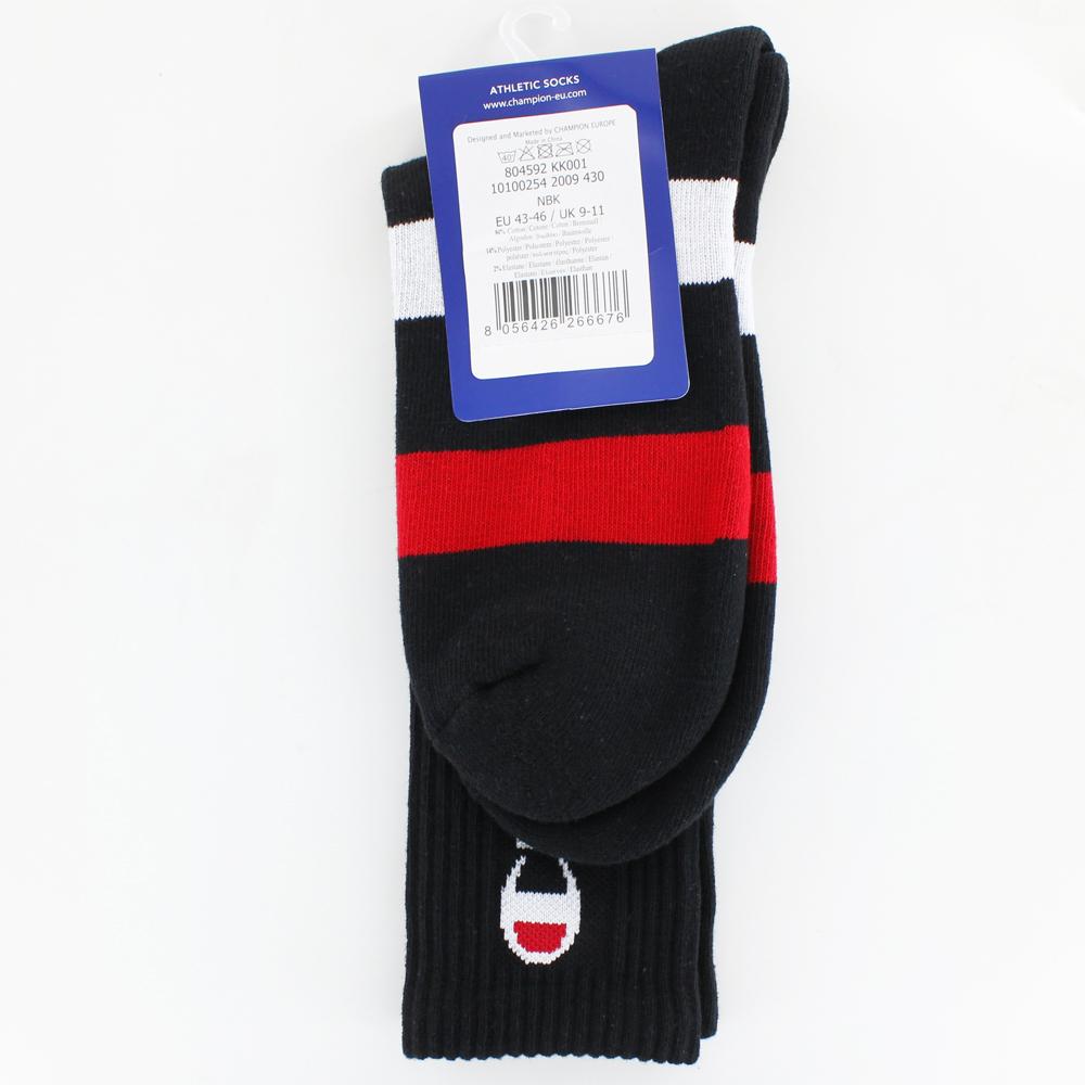 Champion Script Crew Socks 1pair black - Shop-Tetuan