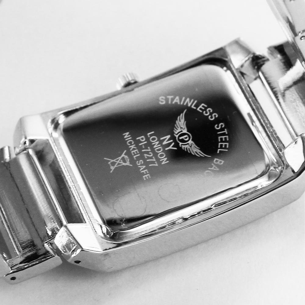 NY London Rectangular Watch silver - Shop-Tetuan