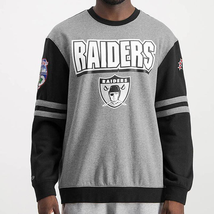 Mitchell & Ness NFL All Over crew 2.0 O Raiders grey - Shop-Tetuan