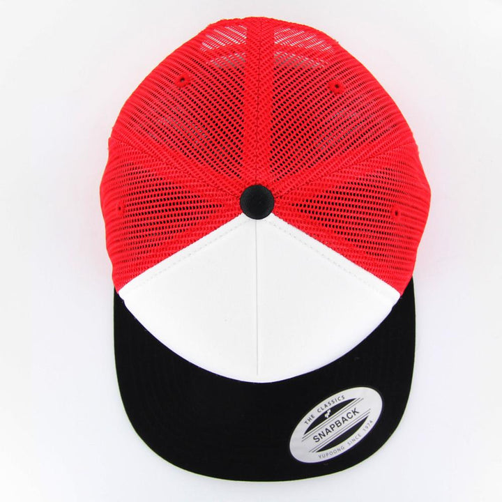 The Classics Yupoong foam trucker blk/wht/red - Shop-Tetuan