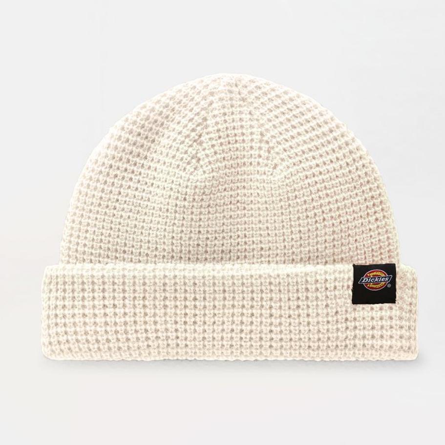 Dickies Woodworth Waffle beanie ecru - Shop-Tetuan