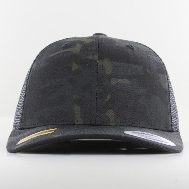 The Classics Yupoong Retro trucker cap black multicam - Shop-Tetuan