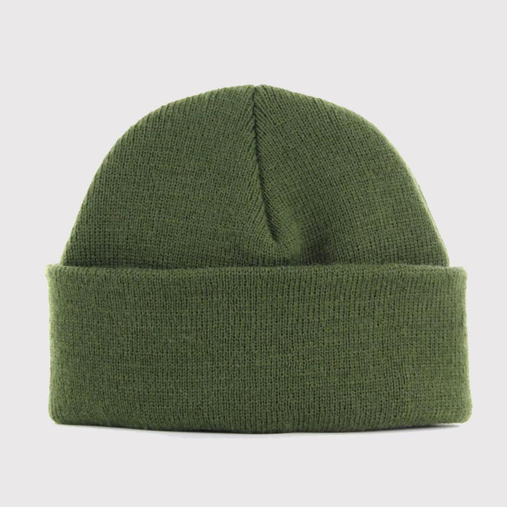 Yupoong heavyweight beanie olive - Shop-Tetuan