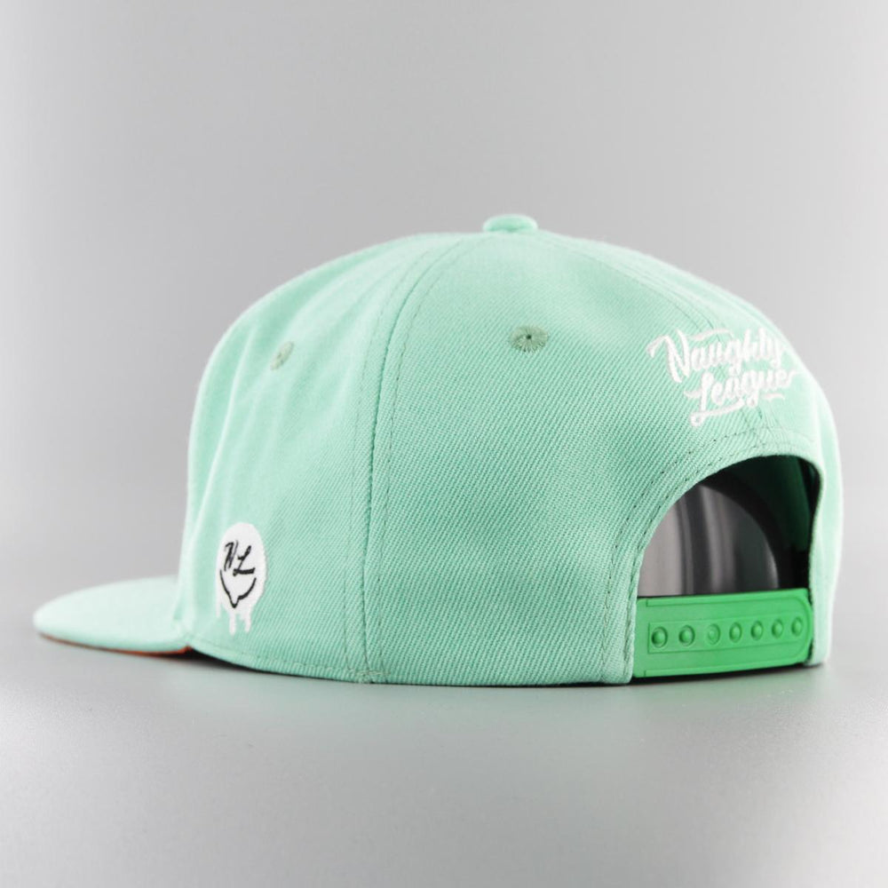 Naughty League Los Angeles Dope Heads snapback aqua - Shop-Tetuan