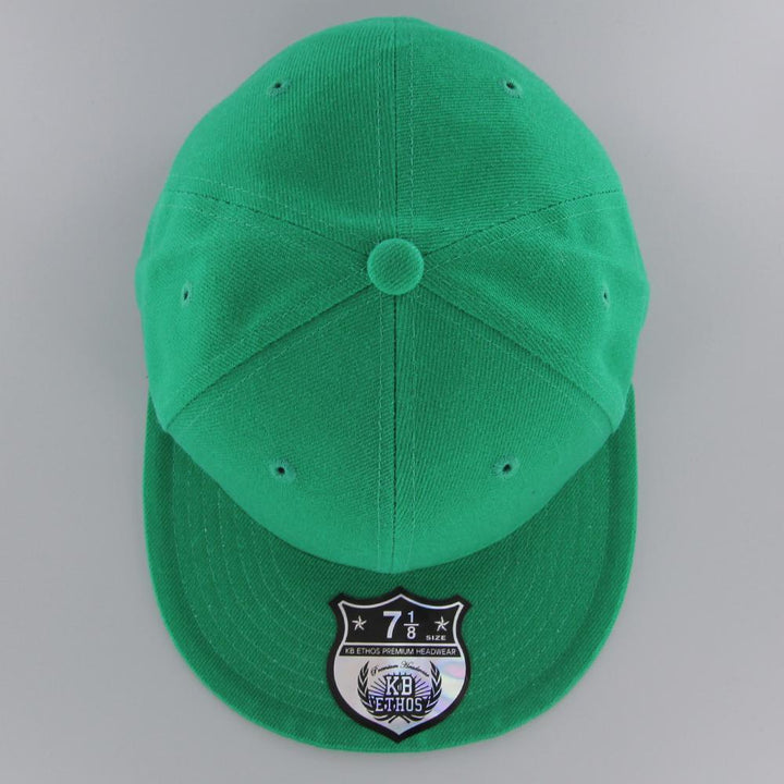 KB Ethos Plain Fitted cap kelly green - Shop-Tetuan