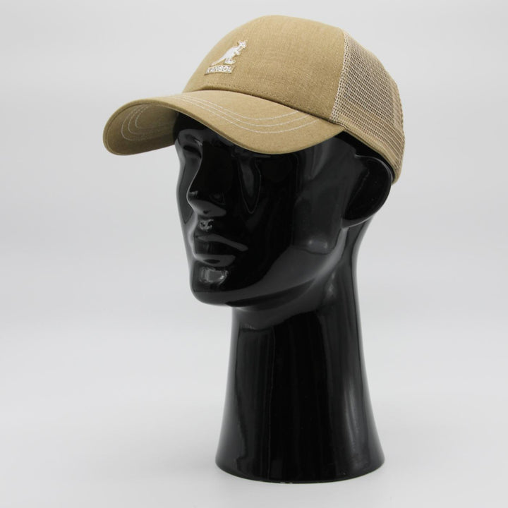 Kangol Distressed Cotton Mesh BB oat - Shop-Tetuan