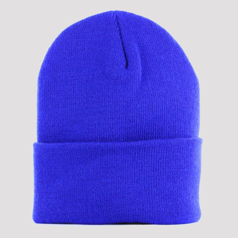 Yupoong heavyweight long beanie royal - Shop-Tetuan