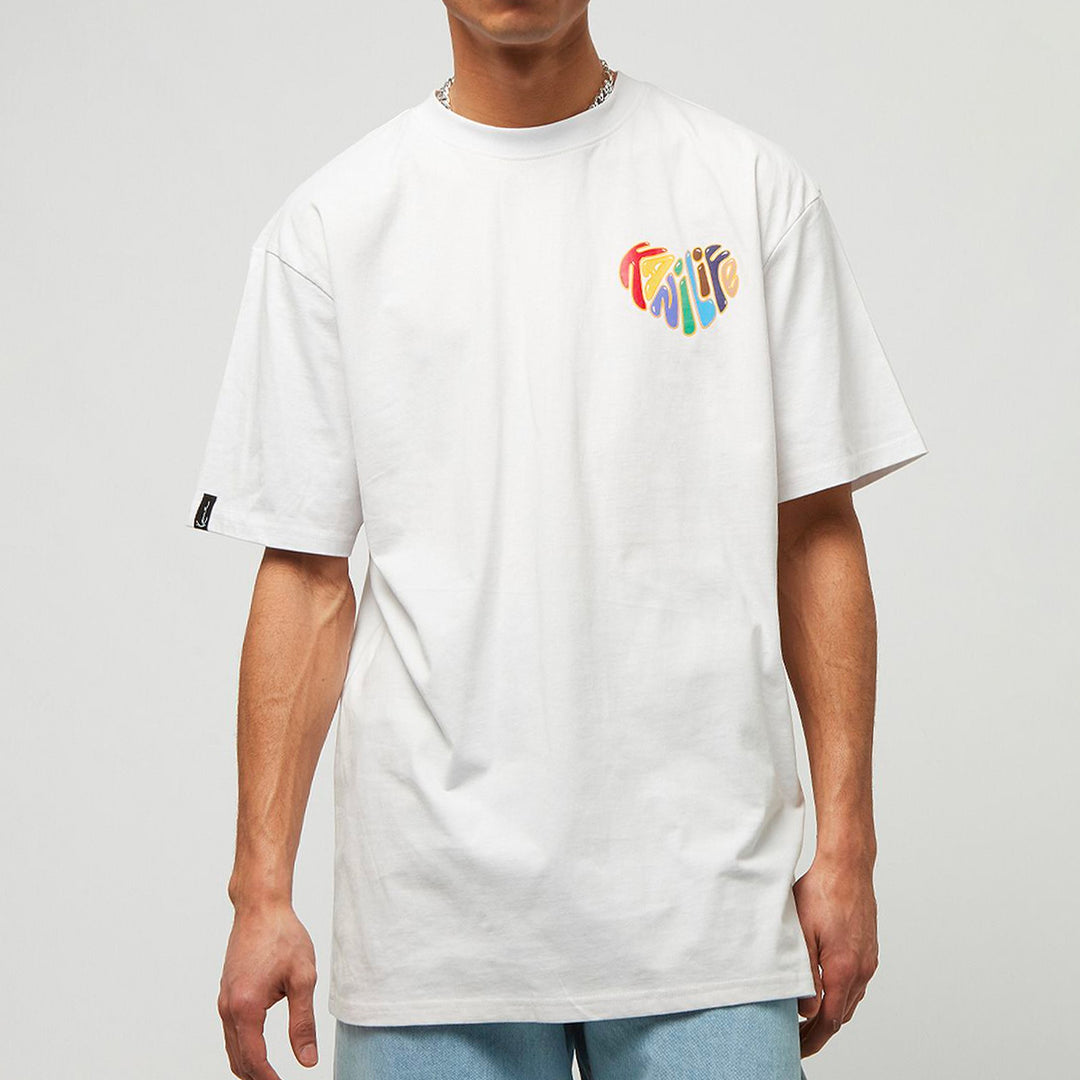 Karl Kani Woven Signature Kani Life tee white - Shop-Tetuan