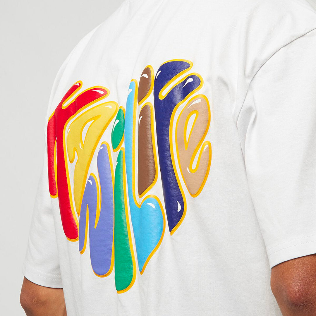 Karl Kani Woven Signature Kani Life tee white - Shop-Tetuan